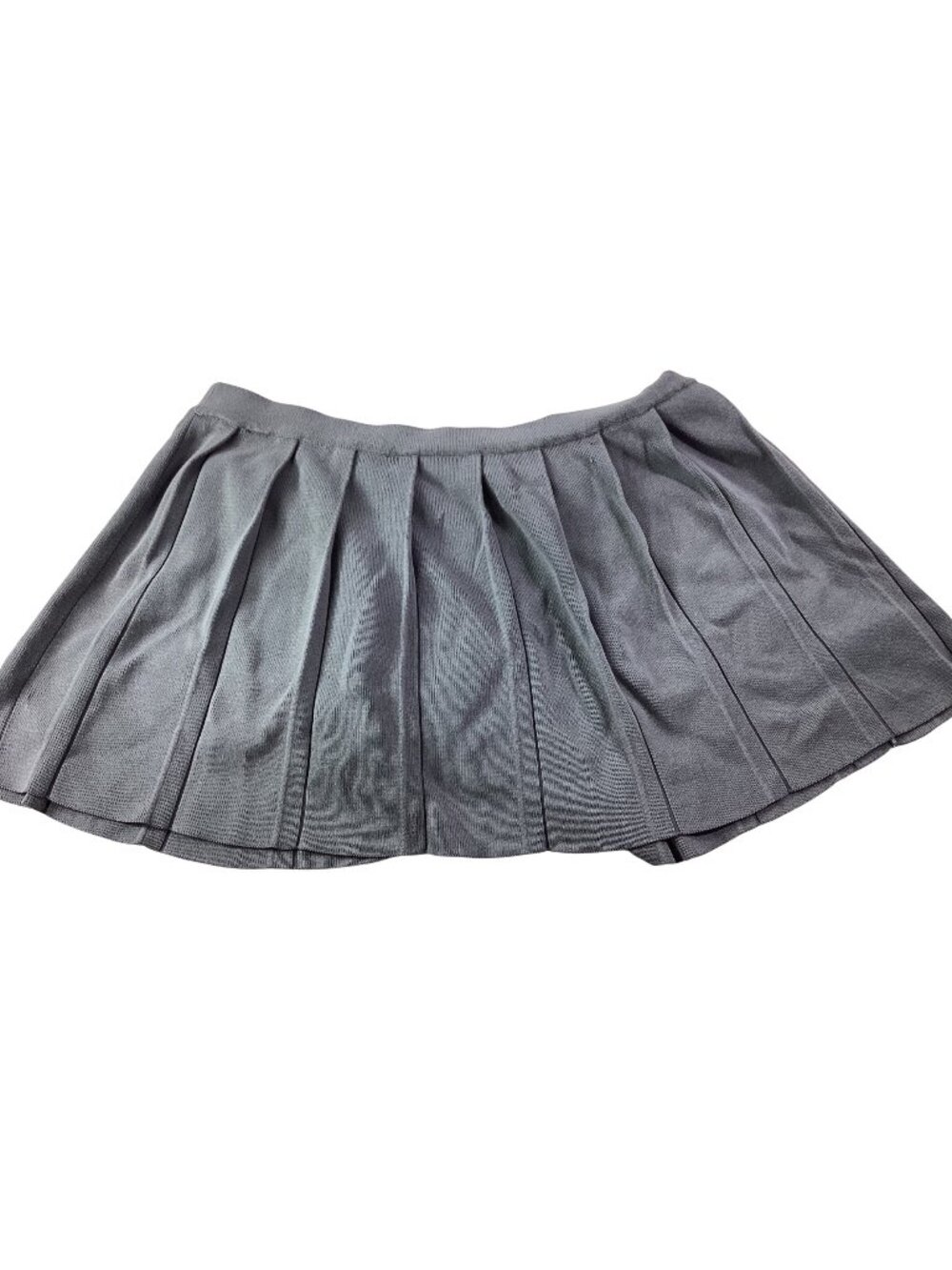 Daisy Pleated Gray Tennis Skirt Skort* Built-In Shorts*2X *EUC